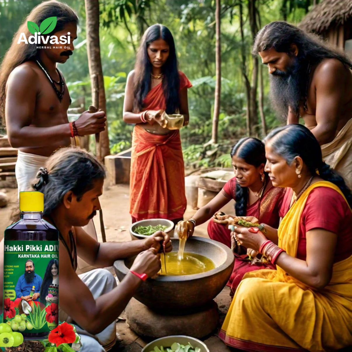 ✅ Karnataka Hakki Pikki  Adivasi Hair  Oil ✅